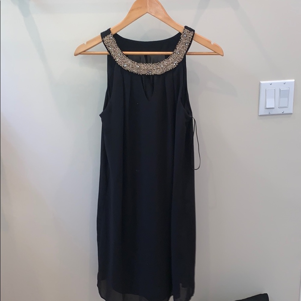 Black dress with jewels